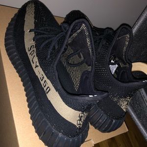 Yeezy 350 V2 Core Black Green
